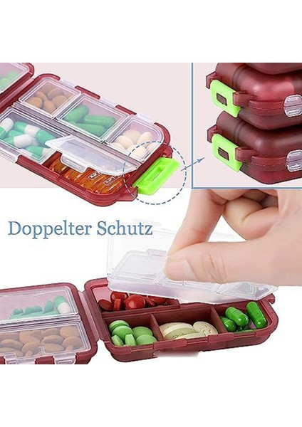 Med Cüzdan Hapları Etiketli, Hap Düzenleyici, Med Cüzdan Hap Kutusu, E (Yurt Dışından)