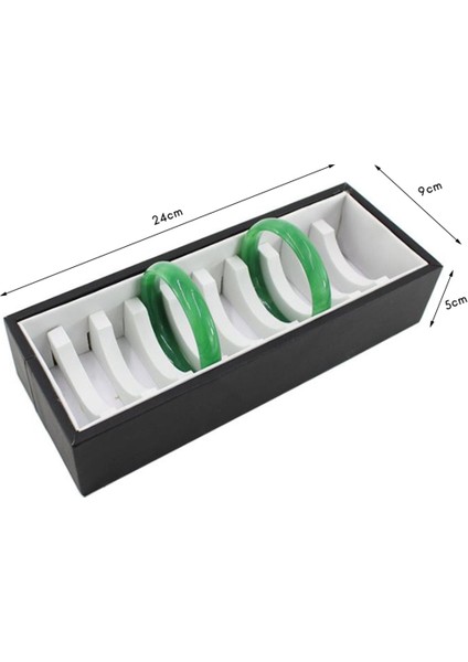 Takı Teşhir Kutusu Bileklik Standı Vitrin Saat Teşhir Standı-Siyah (Yurt Dışından) fırsatları