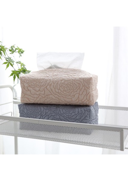 Iskandinav Yaratıcı Gül Dekor Doku Kutusu Peçete Kağıt Havlu Araba (Yeşil) (Yurt Dışından) modelleri