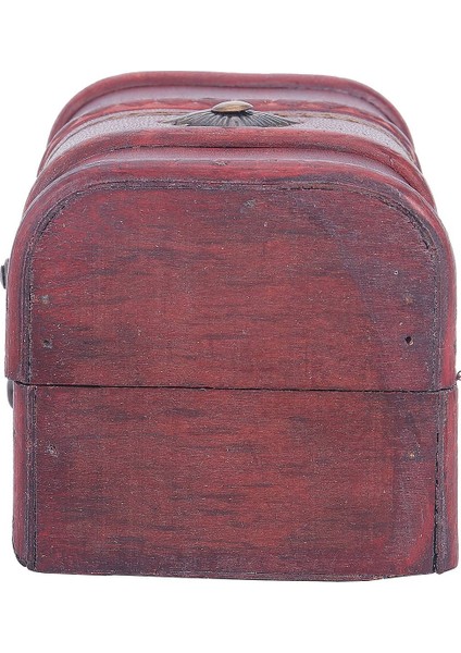 Vintage Takı Kolye Bilezik Kutusu Depolama Ahşap Durumlarda 12*7.8*8 cm (Yurt Dışından)