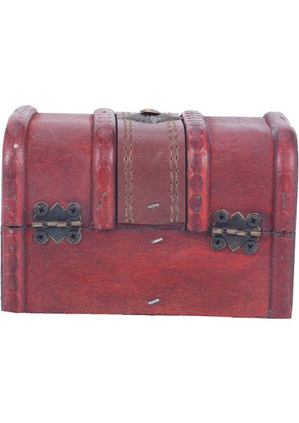 Vintage Takı Kolye Bilezik Kutusu Depolama Ahşap Durumlarda 12*7.8*8 cm (Yurt Dışından)