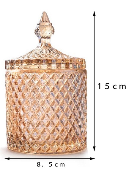 2 Adet 300 ml Kristal Cam Saklama Kavanozları Şeker Çikolata Kutuları Şeker Kutusu (Yurt Dışından) fırsatları