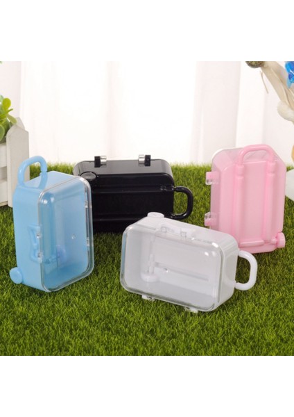 Beyaz Mini Rulo Seyahat Bavulu Kişilik Düğün Şekeri Kutusu (Yurt Dışından) indirimleri