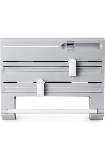 Kağıt Tutucu Plastik Sarma Kesici Dağıtıcı Raf Saklama Kutusu Gri (Yurt Dışından)