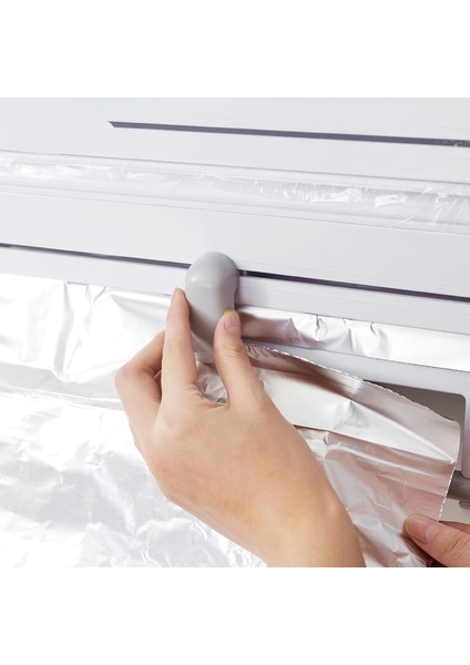 Kağıt Tutucu Plastik Sarma Kesici Dağıtıcı Raf Saklama Kutusu Gri (Yurt Dışından) fırsatları