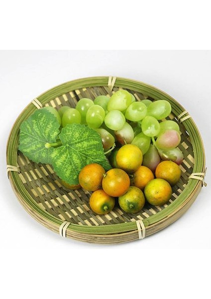 Bambu El Yapımı Saklama Sepeti Yuvarlak Saklama Kutusu 3 Parça (S, M, L) (Yurt Dışından) fırsatları