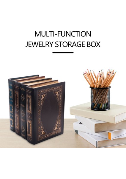 Yanlış Kitap Kutusu Vintage Depolama Sahne Kitap Takı Depolama Dekoratif (Yurt Dışından) fiyatları