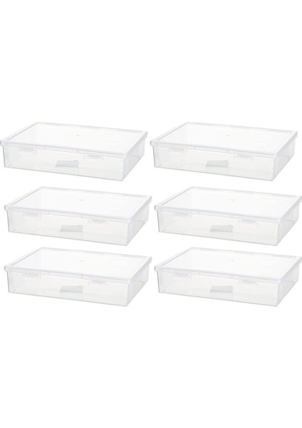 11IN x 8ın x 2ın Kapaklı Saklama Kutusu Çok Amaçlı El Sanatları Düzenleyici (Yurt Dışından)