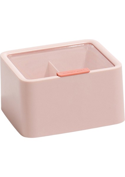 Pamuklu Plastik Pamuklu Ped Makyaj Saklama Kutusu Kapaklı (Pembe) (Yurt Dışından)