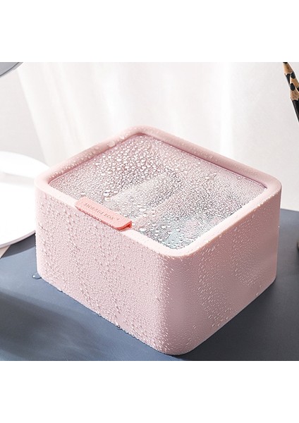 Pamuklu Plastik Pamuklu Ped Makyaj Saklama Kutusu Kapaklı (Pembe) (Yurt Dışından) fiyatları
