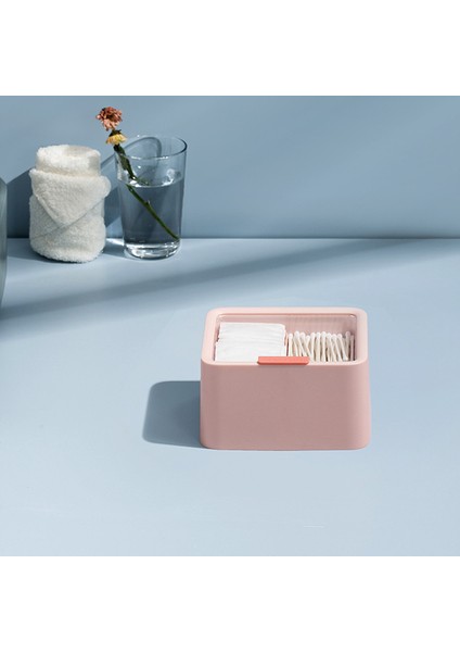 Pamuklu Plastik Pamuklu Ped Makyaj Saklama Kutusu Kapaklı (Pembe) (Yurt Dışından) fırsatları