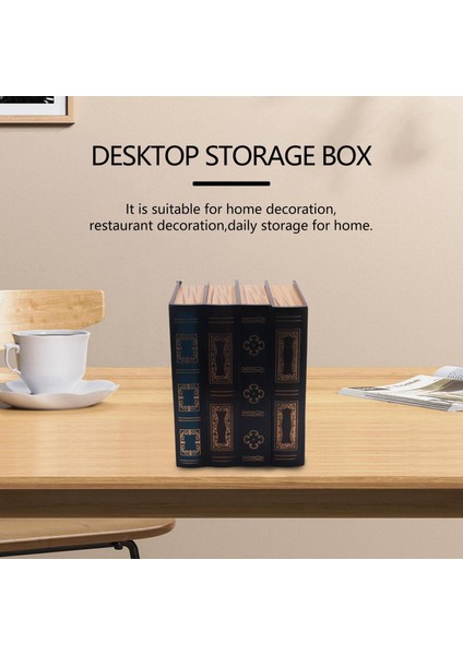 Yanlış Kitap Kutusu Vintage Depolama Sahne Kitap Takı Depolama Dekoratif (Yurt Dışından) modelleri