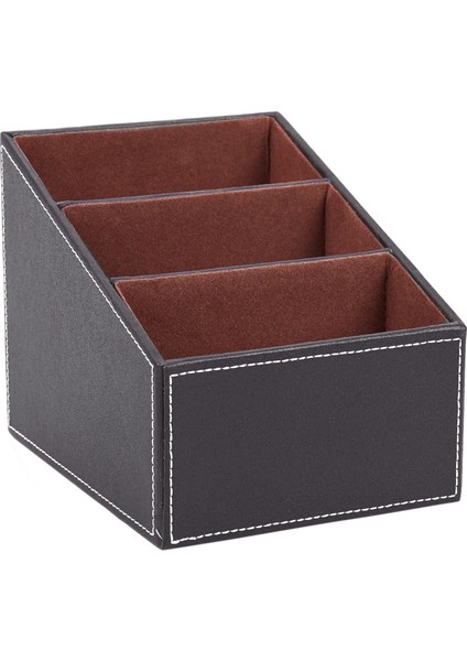 1 Adet Uzaktan Kumanda CD Organizatör Telefon Masaüstü Saklama Kutusu (Kahverengi) (Yurt Dışından) fiyatları