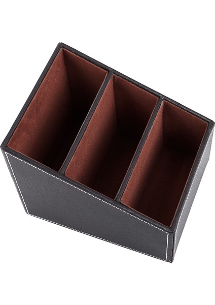 1 Adet Uzaktan Kumanda CD Organizatör Telefon Masaüstü Saklama Kutusu (Kahverengi) (Yurt Dışından) indirimleri