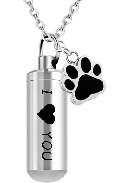Silindir-4 Paslanmaz Çelik Urn Kolye Külleri Için Kedi Pet Kremasyon Anıt Külleri Takı Keepsakes Kolye Kadın Erkek (Yurt Dışından) fırsatları