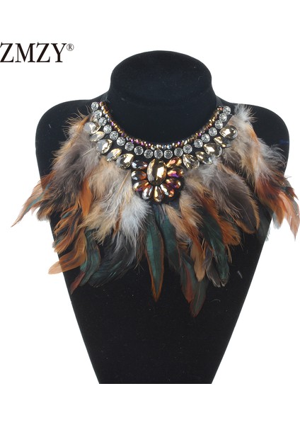 XL030 Zmzy Yeni Kolye Moda Zinciri Çok Katmanlı Uzun Tüy Kolye Lüks Bildirimi Kolye Bijoux Takı (Yurt Dışından) fiyatları