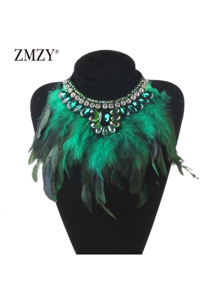 XL030 Zmzy Yeni Kolye Moda Zinciri Çok Katmanlı Uzun Tüy Kolye Lüks Bildirimi Kolye Bijoux Takı (Yurt Dışından) fırsatları