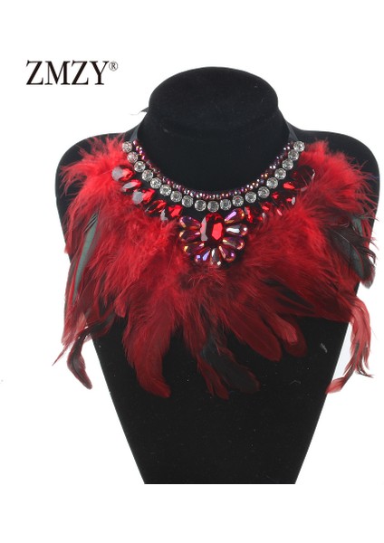 XL030 Zmzy Yeni Kolye Moda Zinciri Çok Katmanlı Uzun Tüy Kolye Lüks Bildirimi Kolye Bijoux Takı (Yurt Dışından) indirimleri
