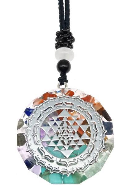 65CM Tarzı No.10 Boyutu Orgonit Geometrik Desen Çakralar Doğal Taş Kolye Halat Zincir Şifa Enerji Kolye Kadın Erkek Meditasyon Takı (Yurt Dışından)