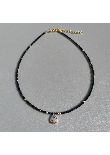 No.16 Boyutu El Yapımı Çok Yönlü Kristal Boncuk Boncuklu Kolye Moda Damla Şeklindeki Kristal Kolye Zarif Takı Aksesuarları Hediye (Yurt Dışından)