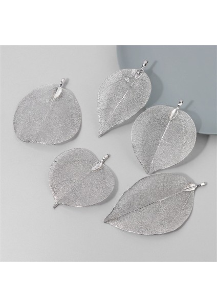 No.7 5 Adet Moda Yeni Yapraklar Metal Kolye Benzersiz Kazak Yaprak Damar Kolye Dıy Kolye Küpe Aksesuarı Güzel Takı El Yapımı (Yurt Dışından) fırsatları