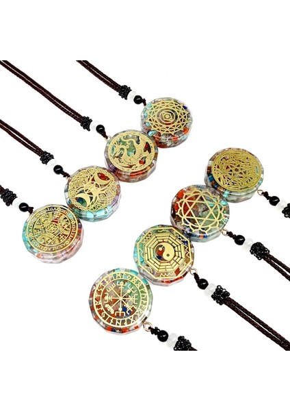 50CM Tarzı K Meditasyon Denge Kolye Chakela Orgonit Reiki Enerji Jeneratörü Orgon Muska Kolye Akra Kolye Kolye Takı (Yurt Dışından)