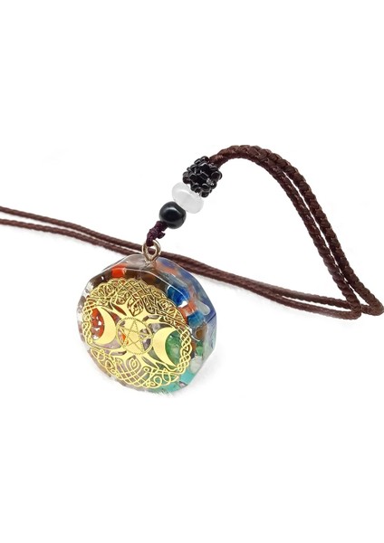 50CM Tarzı K Meditasyon Denge Kolye Chakela Orgonit Reiki Enerji Jeneratörü Orgon Muska Kolye Akra Kolye Kolye Takı (Yurt Dışından)