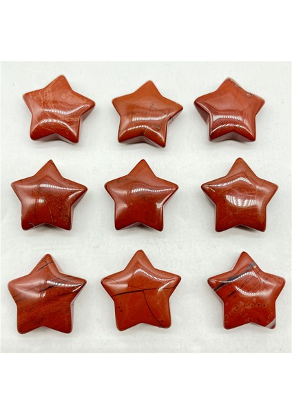 No.26 Doğal Taş Taş Kuvars Kristal Pentagram Beş Köşeli Yıldız Şekli Diy Takı Yapımı Için Hiçbir Delik Ev Dekor Aksesuarla (Yurt Dışından)
