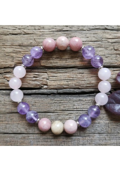 Bileklik 8mm Ametist Taş Boncuk, Gül Kuvars Kolye, Dua Bileklik, Aşk Yoga Manevi Takı, Meditasyon, Ilham Verici, 108 Mala Boncuk (Yurt Dışından) modelleri