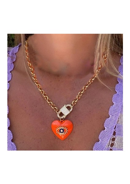 Pembe Aksesuarları Bling Zirkon Toka Bağlantı Karabina Vida Moda Küba Link Zinciri Kolye Erkekler Kadınlar Için Punk Gerdanlık Yaka Takı (Yurt Dışından) indirimleri