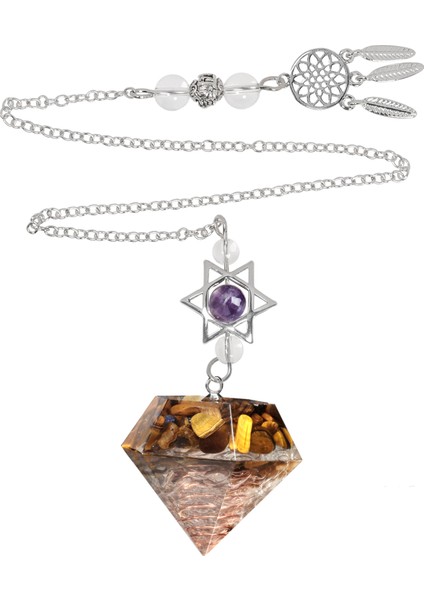 Carnelian Doğal Ametist Kolye Reik Mineraller Sarkaç David'in Yıldızı Dreamcatcher Kehanet Biolocation Meditasyon Aracı (Yurt Dışından) indirimleri