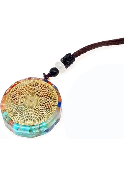 65CM Tarzı M Boyutu Yedi Çakra Kolye Orgonit Meditasyon Reiki Enerji Kolye Orgon Renkli Doğal Taş 7 Çakra Kolye Kolye Takı (Yurt Dışından) fiyatları