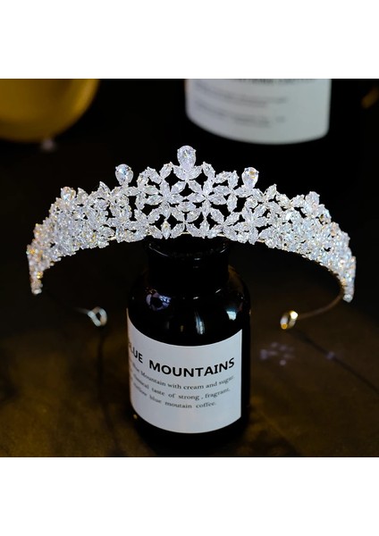 A Düğün Saç Aksesuarları Aaa Zirkon Tiaras ve Taçlar Kübik Zirkonya Diadem Gelin Cz Prenses Pageant Bandı Gelin Takı (Yurt Dışından) fiyatları