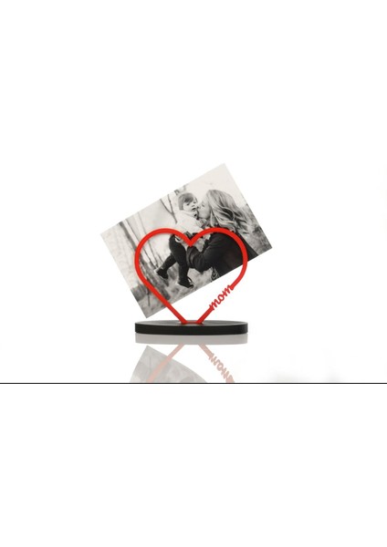 Kalp Fotograflık Fotoğraf Tutucu Anneler Günü