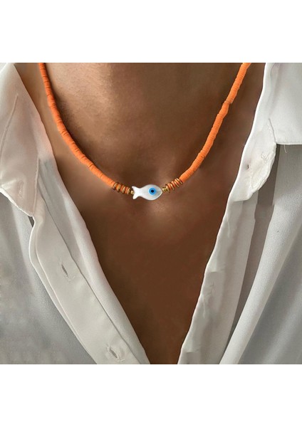 Mor Bohem Yeşil Çakıl Doğal Yarı Değerli Taş Kolye Kadın Moda Kolye Takı Collares Bayan Kolye (Yurt Dışından)