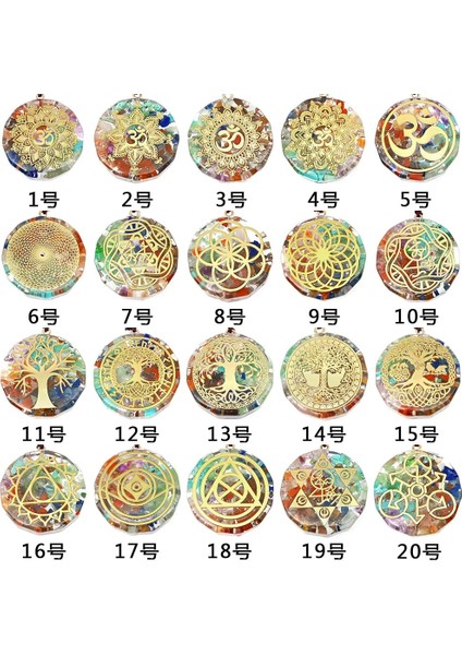 65CM Tarzı No.7 Boyutu 7 Çakra Yoga Meditasyon Yuvarlak Enerji Kolye Muska Takı Kadın Hediyeler Doğal Kristal Çakıl Kehanet Kolye Kazak Zinciri (Yurt Dışından) modelleri