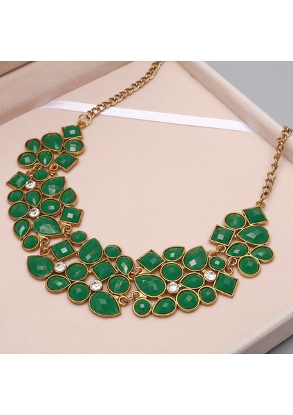 XL901 Mücevher Bildirimi Kolyeler ve Kolye Vintage Altın Renk Chaoker Kolye Yaka Kadınlar Için Bijoux Femme Bildirimi Takı (Yurt Dışından) modelleri
