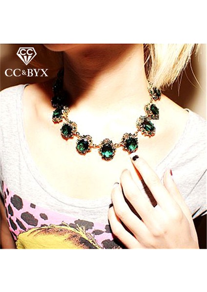 Altın Rengi cc Vintage Kolye Kadınlar Için Chokers Kolye Kolye Abartma Klavikula Zincir Aksesuarları Kolye Lüks Takı C 168A (Yurt Dışından) fiyatları