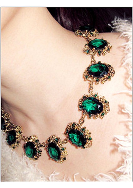 Altın Rengi cc Vintage Kolye Kadınlar Için Chokers Kolye Kolye Abartma Klavikula Zincir Aksesuarları Kolye Lüks Takı C 168A (Yurt Dışından) modelleri