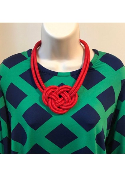 Siyah Ylwhj Kadın Abartılı Renk Bildirimi Halat Kolye El Yapımı Kız Kolye Moda Kısa Dokuma Gerdanlık Kolye Takı (Yurt Dışından) fiyatları