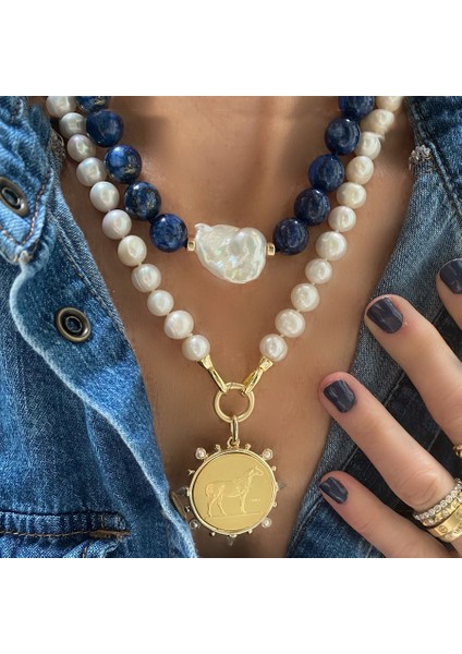 Altın Rengi Lüks Boho Retro Etnik El Yapımı Jacqueline El Düğümlü Turkuaz Dilim Ateş Topu Inci Kolye Takı Kadın Aksesuarları Için (Yurt Dışından) indirimleri