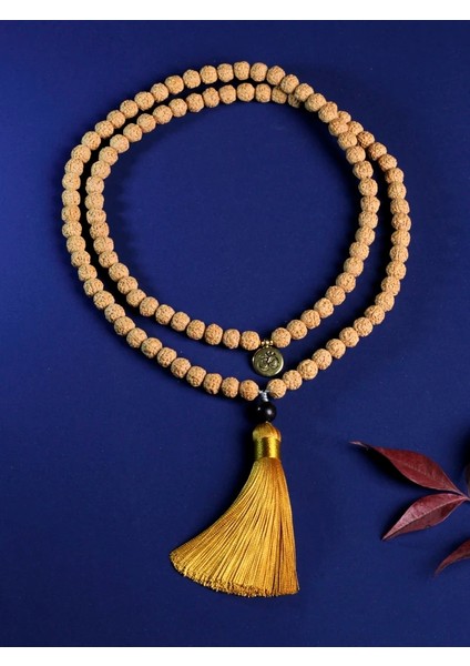 No.1 Boyutu Tespih 108 Boncuk Kolye Vajra Bodhi, 9mm Rudraksha Boncuklu Japamala Kolye Püskül, Meditasyon Yoga Nimet Takı (Yurt Dışından) fırsatları