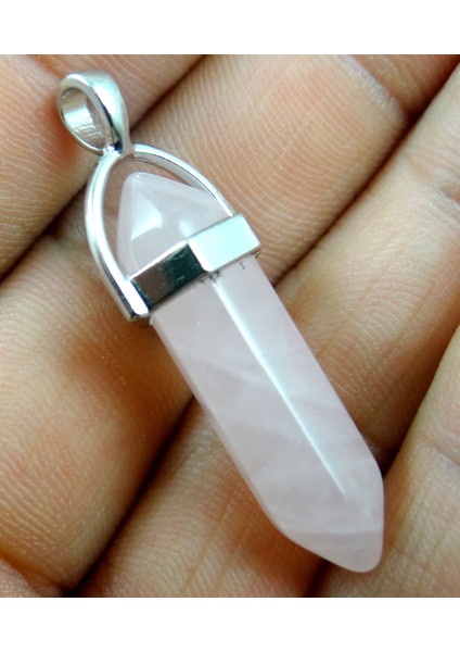 No.11 Doğal Taş Taş Lapis Opal Kristal Kuvars Altıgen Sarkaç Reiki Charm Sarkaç Kolye Dıy Takı Yapımı Kolye (Yurt Dışından)