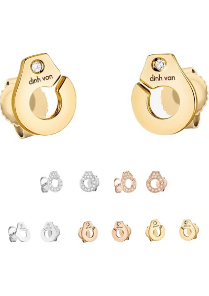 Sarı Lver Kelepçe 18K Altın Saplama Küpe Fransız Lüks Ünlü Tasarımcı Bayanlar Charm Parti Hediye (Yurt Dışından) modelleri