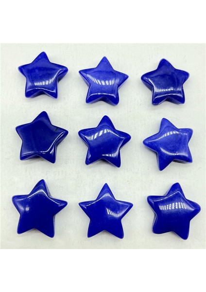 No.8 Doğal Taş Taş Kuvars Kristal Pentagram Beş Köşeli Yıldız Şekli Diy Takı Yapımı Için Hiçbir Delik Ev Dekor Aksesuarla (Yurt Dışından)