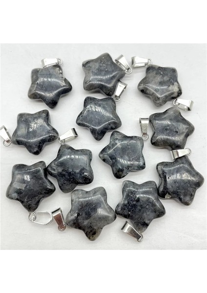 No.19 Doğal Taş Taş Kuvars Kristal Kaplan Gözü Labradorit Yıldız Kolye Charms Diy Takı Yapımı Için Kolye Aksesuarla (Yurt Dışından) fiyatları