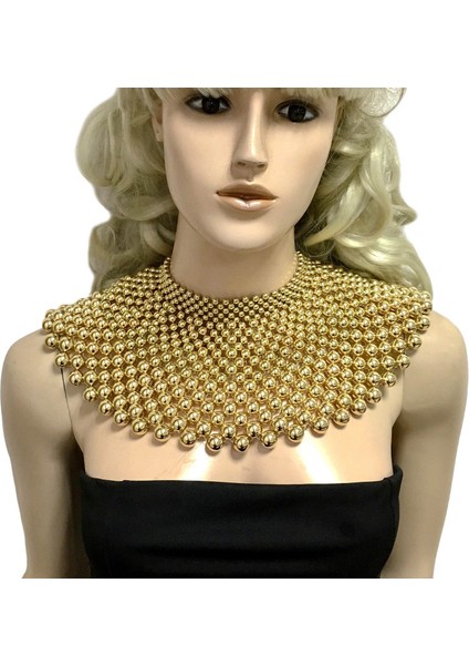 45CM Tarzı Gümüş Liffly Hint Takı Tasarım Afrika Önlük Tork Chokers Kolye Kadınlar Için Bildirimi Metal Punk Yaka Kolye (Yurt Dışından) fiyatları