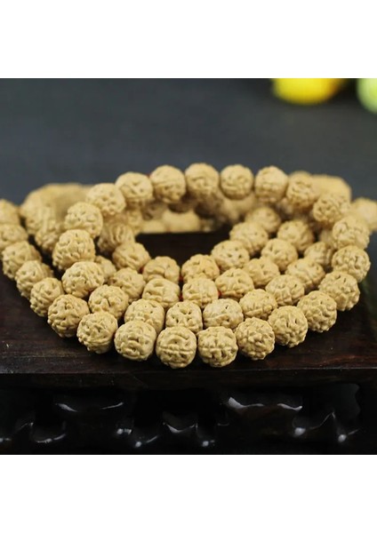 9 mm Tibet Buda Vajra Bod Boncuk Et Dolu Beş Yapraklı Zerdeçal Cilt Namaz Boncuk Mala Kolye (Yurt Dışından)