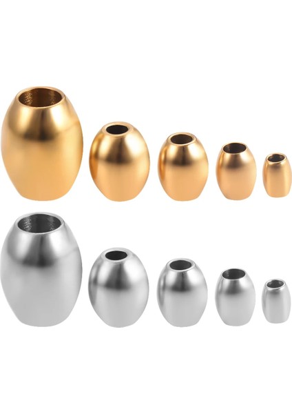 6x7 Tarzı Altın Lot Paslanmaz Çelik Oval Spacer Boncuk Metal Gevşek Boncuk Dıy Bilezik Kolye Takı Yapımı Aksesuarları Bulgular (Yurt Dışından) modelleri