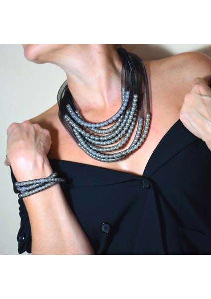 Kolyeler8 2023 Yeni Tasarımcı Lüks Zincir Kolye Kolye Kadın Bildirimi Örgü Maç Inci Boho Gotik El Yapımı Kolye Takı (Yurt Dışından)